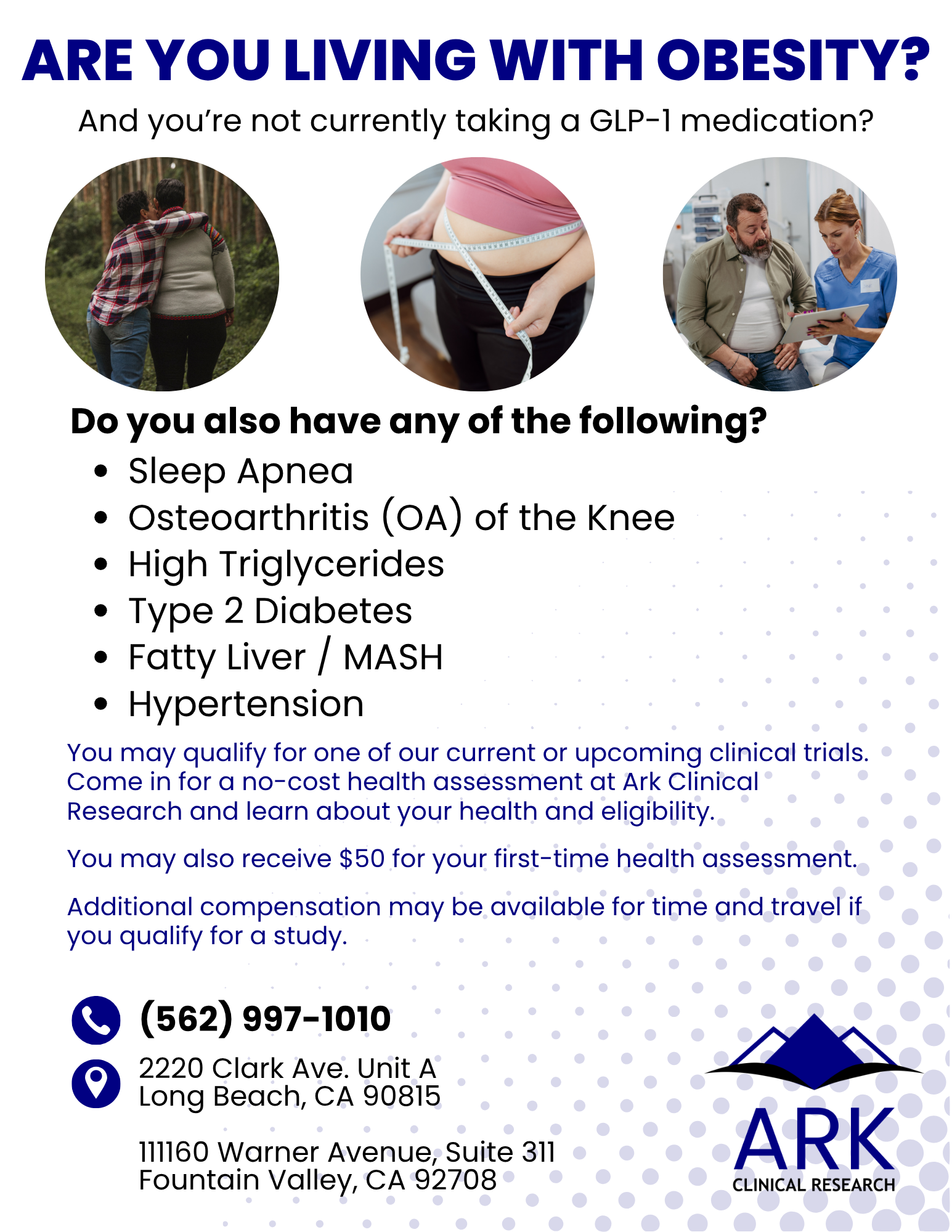 ARE YOU LIVING WITH OBESITY